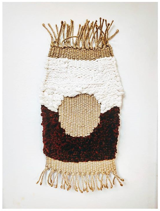 Linen, cotton and jute 35 x 45cm